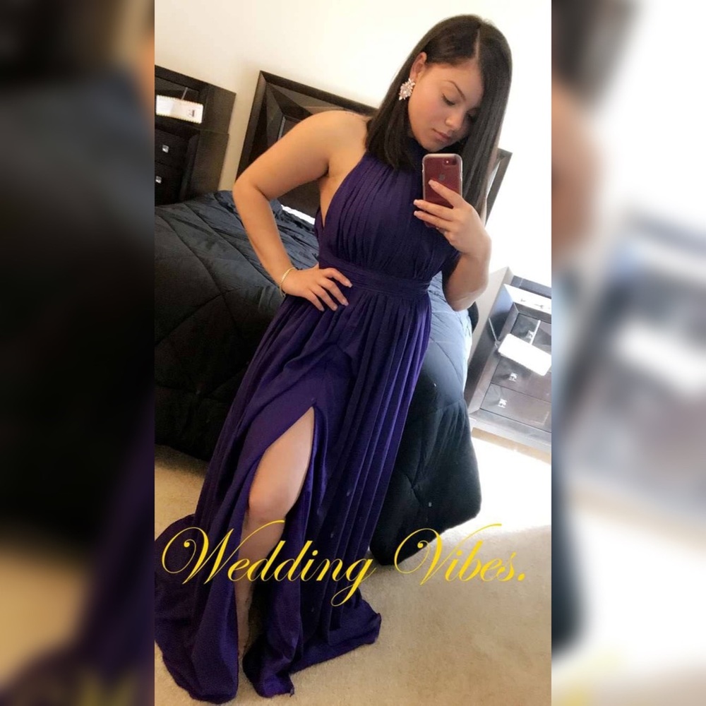 A-Line Scoop Neck Floor-Length Chiffon Bridesmaid